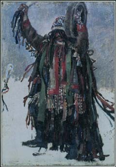 Shamans held a central role in Siberian religion and mythology. They were believed to travel between worlds and communicate with spirits through ceremonies and trances.